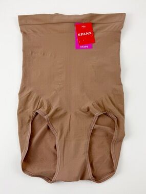 Spanx SPANXsculpt Seamless Power High-Waisted Brief XL Cafe Au Lait NWT 10399R